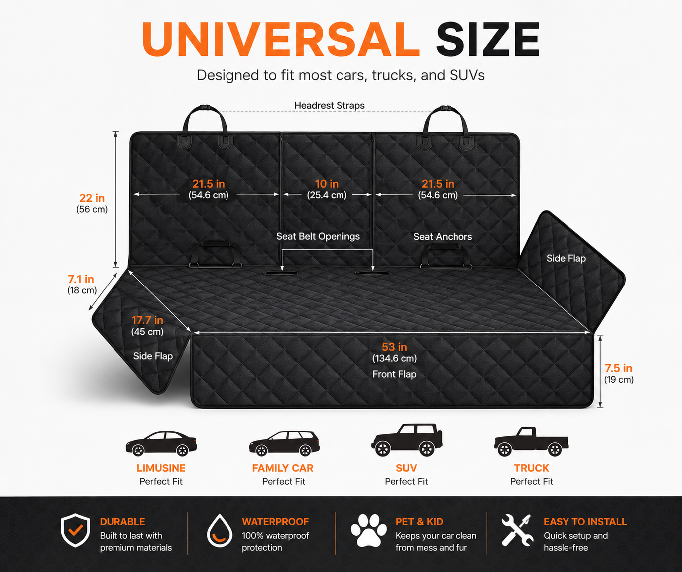 Dog Car Seat Cover