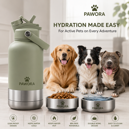Stainless Steel 3-in-1 Bottle