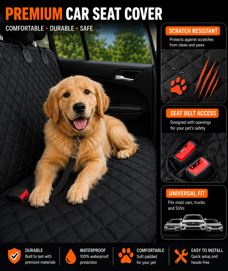 Car Seat Cover for Pets