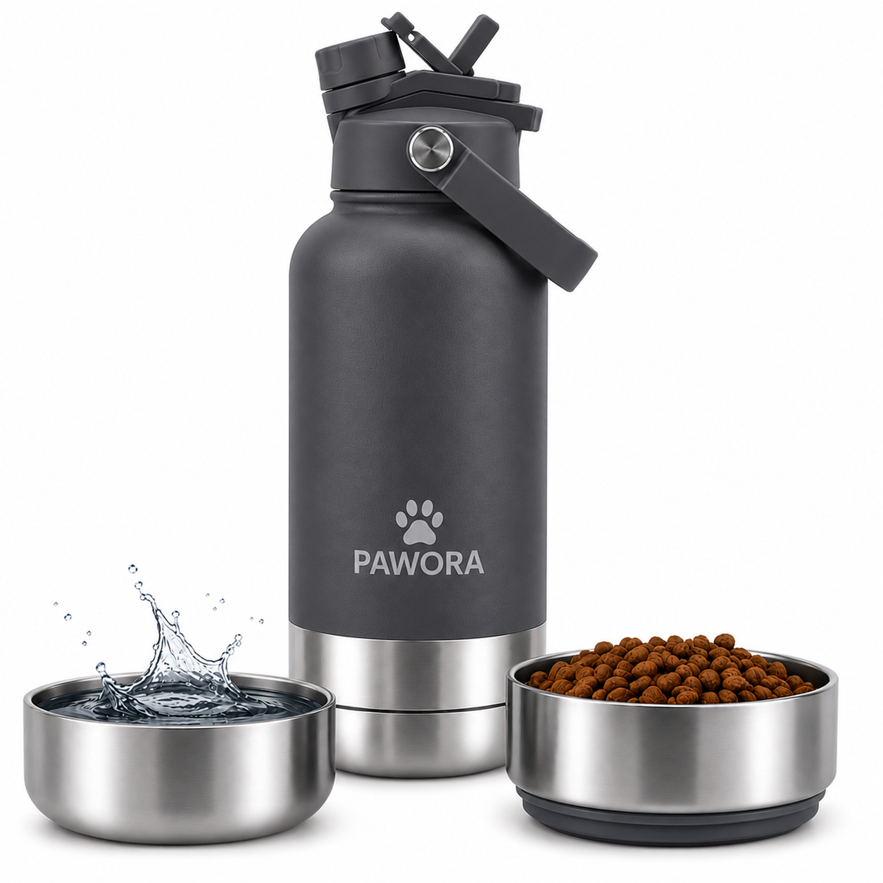 Stainless Steel 3-in-1 Bottle