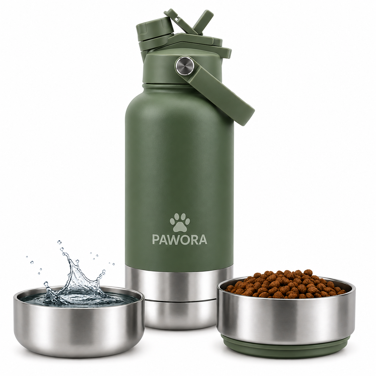 Stainless Steel 3-in-1 Bottle