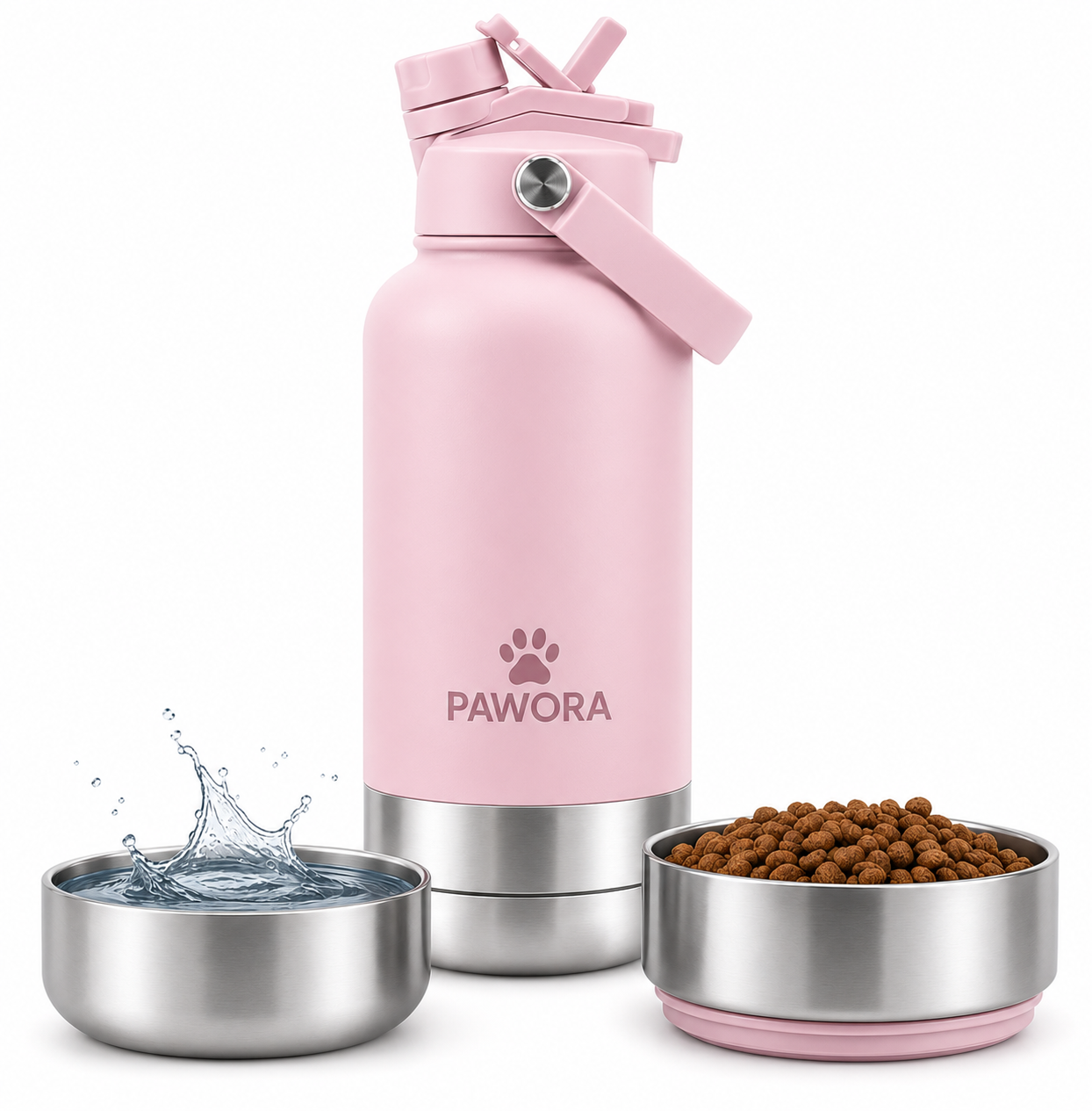 Stainless Steel 3-in-1 Bottle
