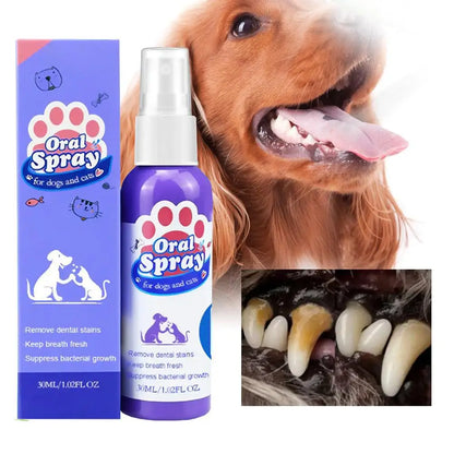 Pet Dental Care Spray for Dogs & Cats