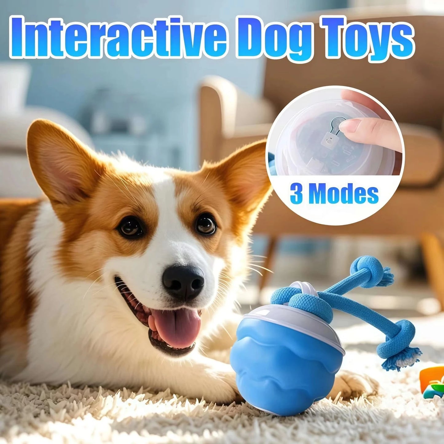 Smart Interactive Rolling Dog Ball