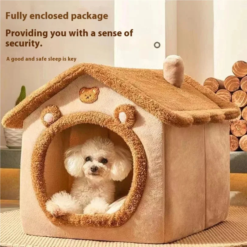 Cozy Dog & Cat Cave Bed