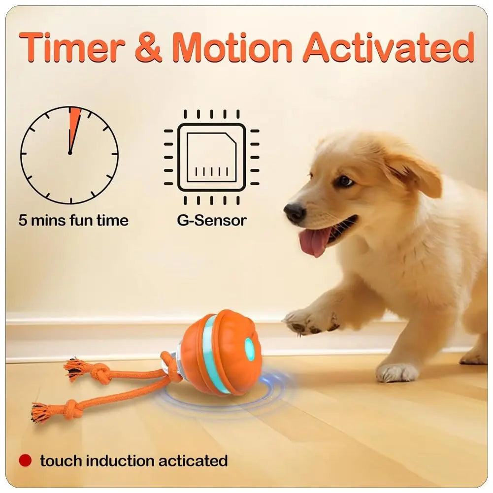 Interactive Smart Rolling Dog Ball Toy