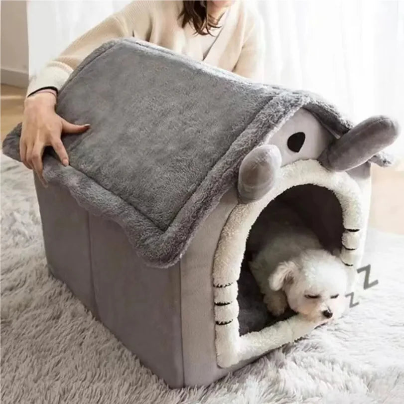 Cozy Dog & Cat Cave Bed