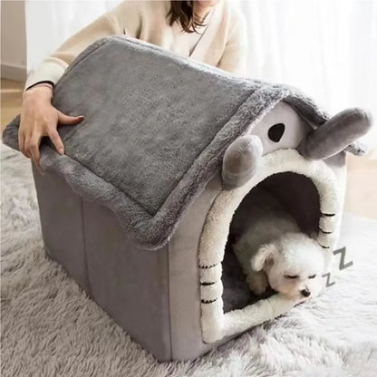 Cozy Dog & Cat Cave Bed
