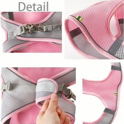 Reflective Cat Harness & Leash Set