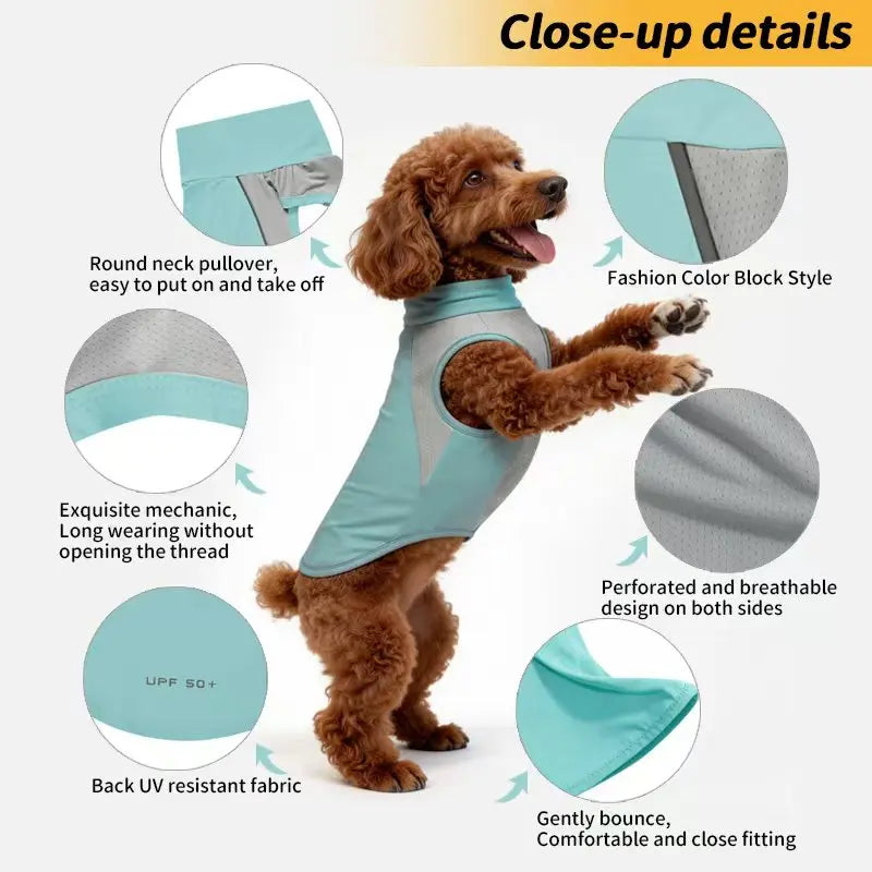Dog Cooling Vest with UV Protection
