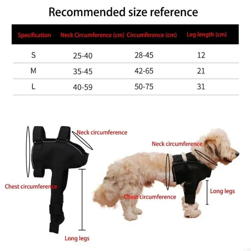 Adjustable Dog Knee Brace Support