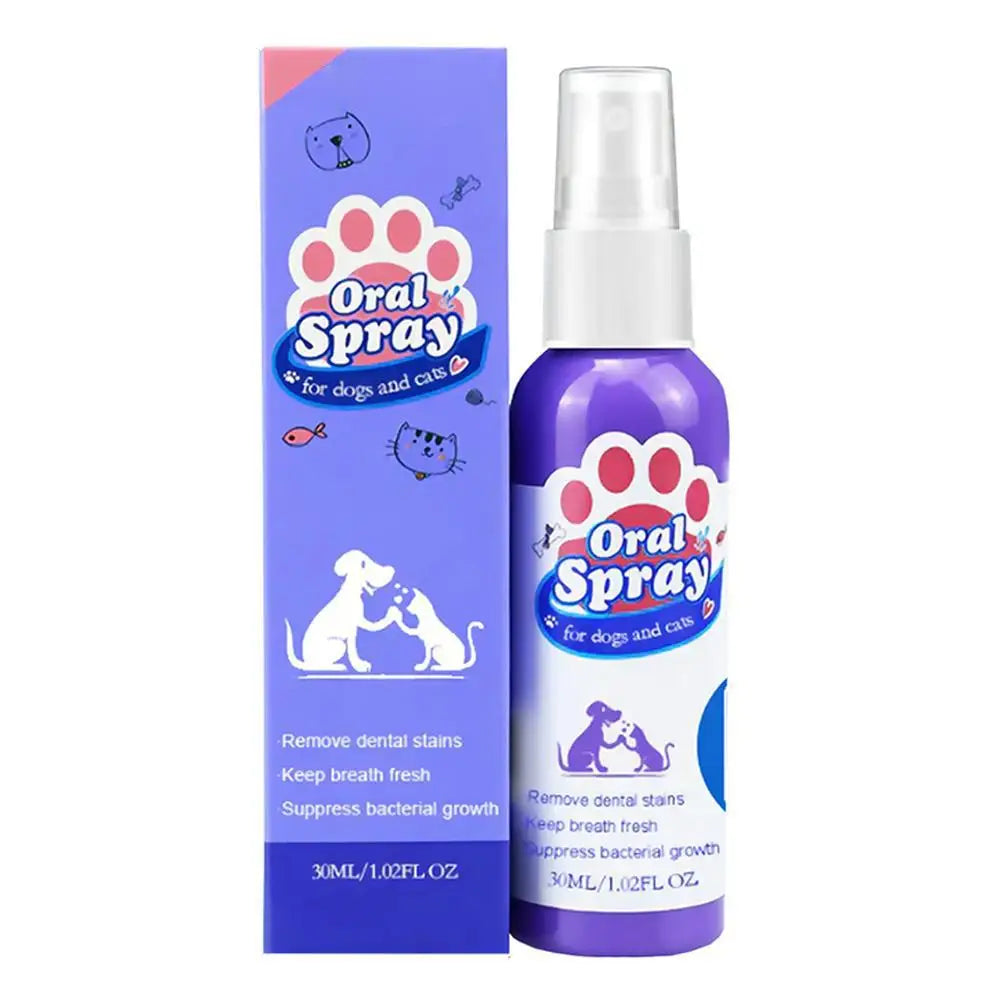 Pet Dental Care Spray for Dogs & Cats