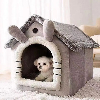 Cozy Dog & Cat Cave Bed