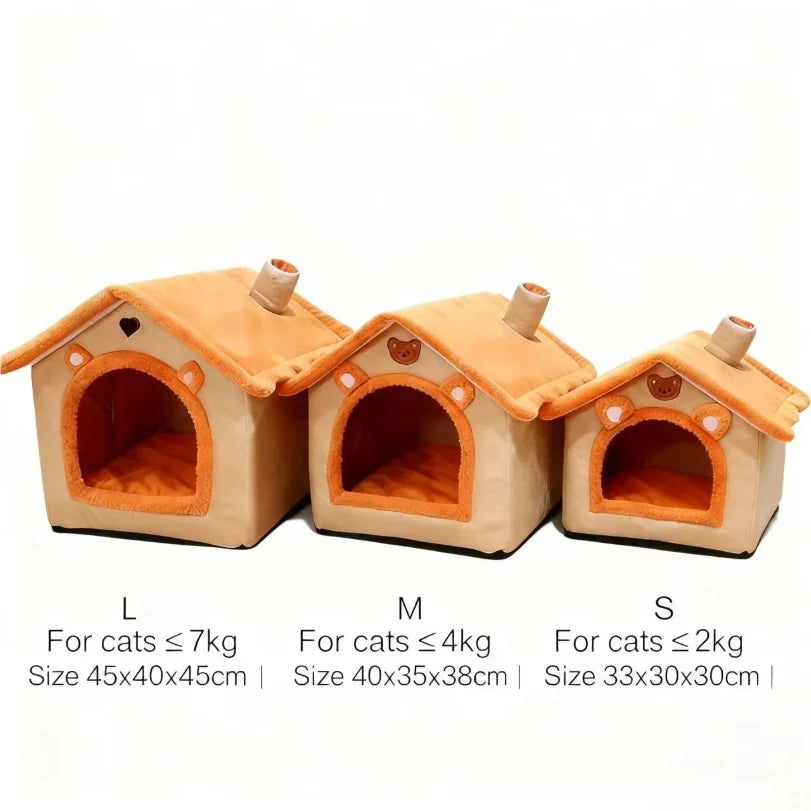Cozy Dog & Cat Cave Bed