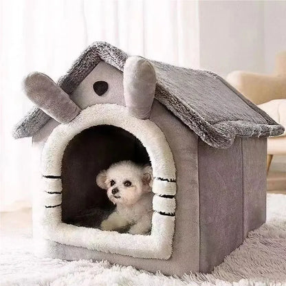 Cozy Dog & Cat Cave Bed