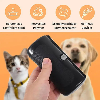 Pet Deshedding Brush for Dogs & Cats