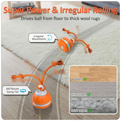 Interactive Smart Rolling Dog Ball Toy